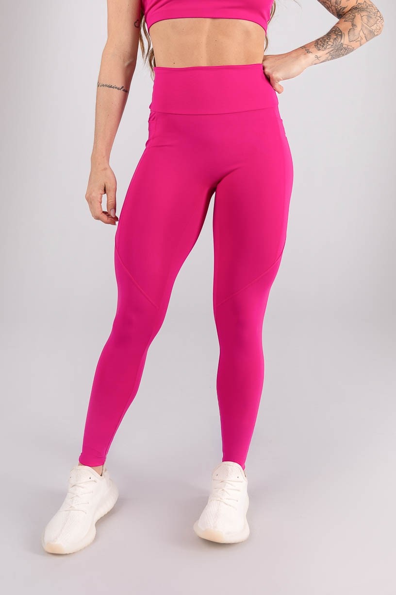 K4413-B_Calca_Legging_sem_Gancho_e_com_Bolsos_Rosa_Choque__Ref:_K4413-B