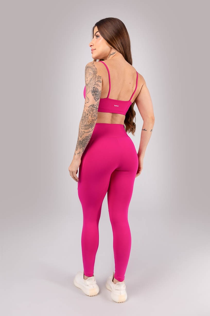 K4413-B_Calca_Legging_sem_Gancho_e_com_Bolsos_Rosa_Choque__Ref:_K4413-B