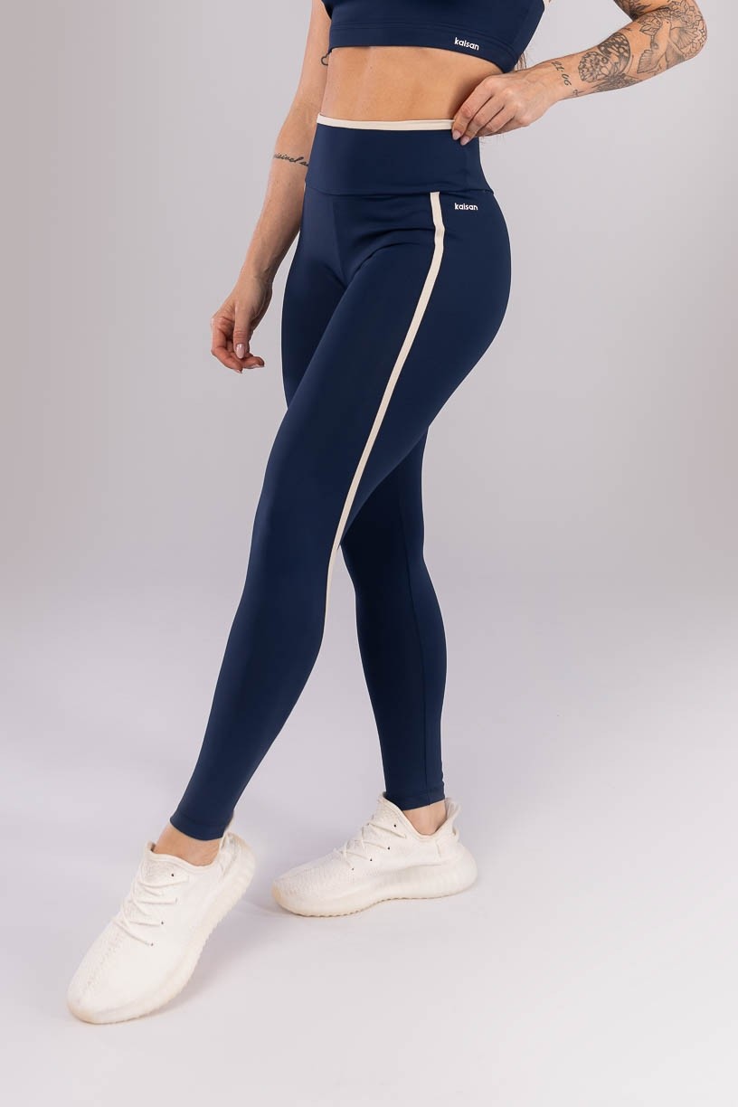K4419-A_Calca_Legging_com_Cos_de_Vira_e_Chapado_Azul_Marinho__Bege__Ref:_K4419-A