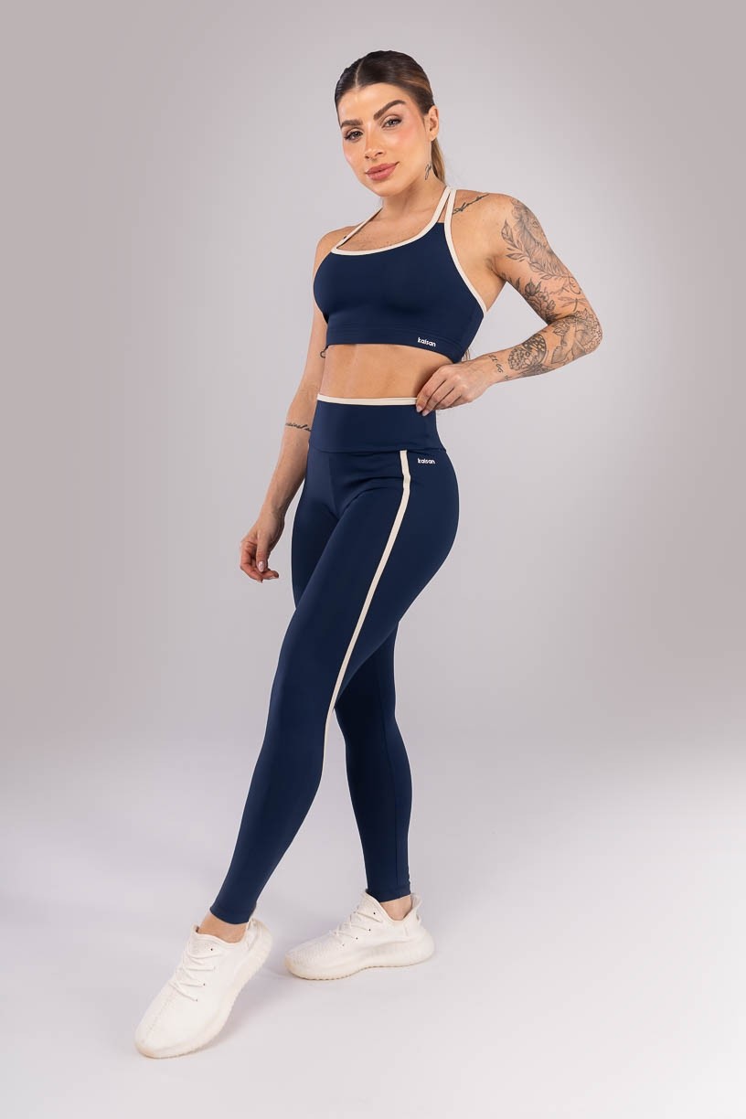 K4419-A_Calca_Legging_com_Cos_de_Vira_e_Chapado_Azul_Marinho__Bege__Ref:_K4419-A