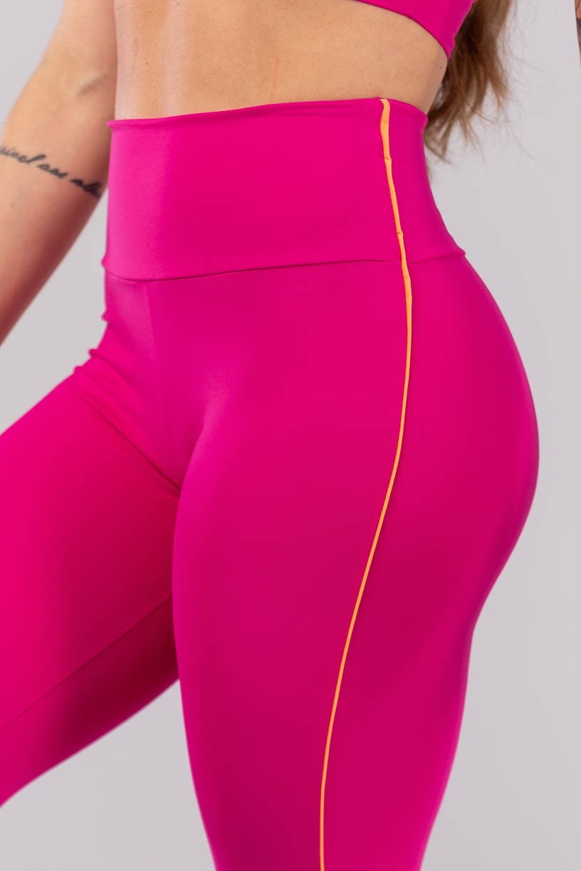 K4425-B_Calca_Legging_com_Vivo_Contrastante_Rosa_Choque__Laranja_Claro__Ref:_K4425-B