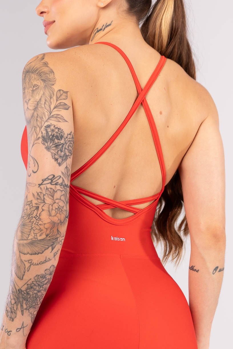 K3996-D_Macaquinho_com_Alcas_Cruzadas_Vermelho_Tomate__Ref:_K3996-D