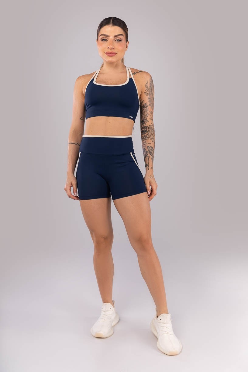 K4420-A_Short_com_Cos_de_Vira_e_Chapado_Azul_Marinho__Bege__Ref:_K4420-A