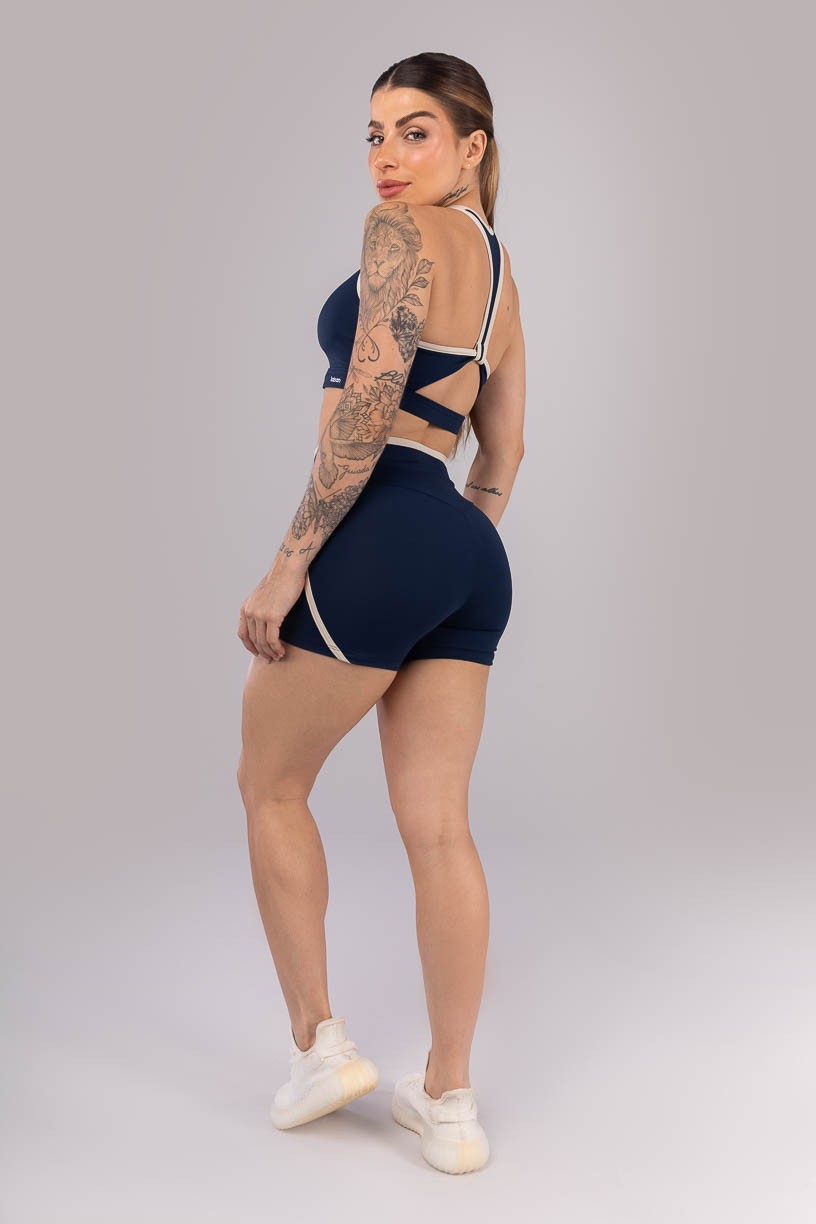 K4420-A_Short_com_Cos_de_Vira_e_Chapado_Azul_Marinho__Bege__Ref:_K4420-A