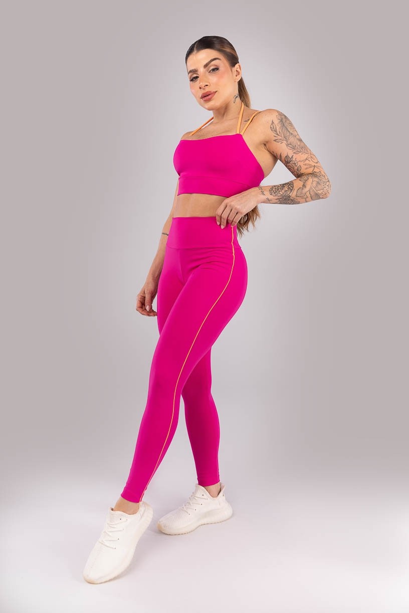 K4424-B_Top_com_Alcas_Duplas_Contrastantes_Rosa_Choque__Laranja_Claro__Ref:_K4424-B