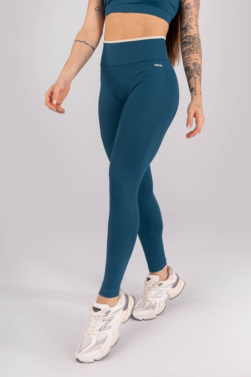 K4299-D_Calca_Legging_sem_Gancho_com_Vira_Azul_Petroleo__Bege__Ref:_K4299-D