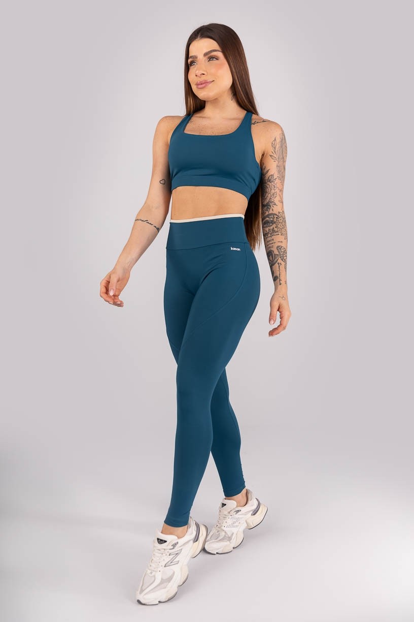 K4299-D_Calca_Legging_sem_Gancho_com_Vira_Azul_Petroleo__Bege__Ref:_K4299-D