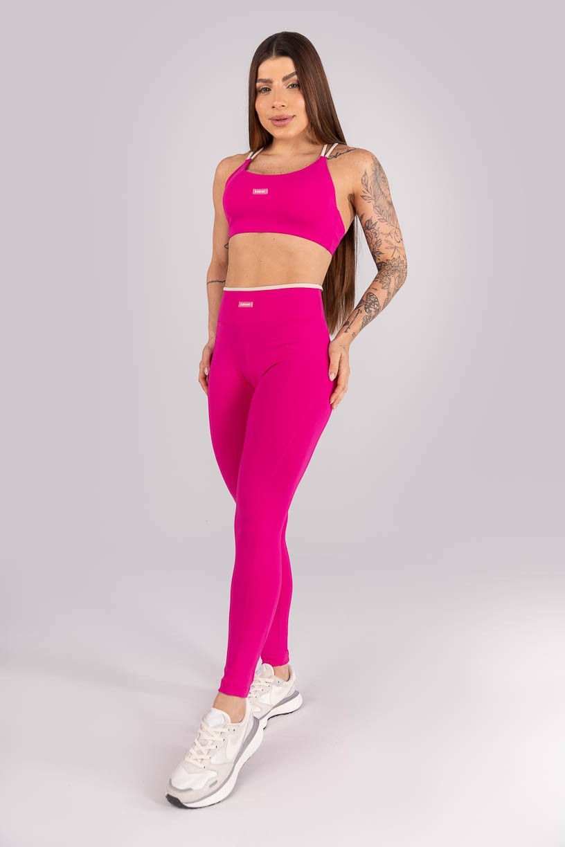 K4451-B_Calca_Legging_com_Recortes_e_Cos_de_Vira_Contrastante_Rosa_Choque__Bege__Ref:_K4451-B