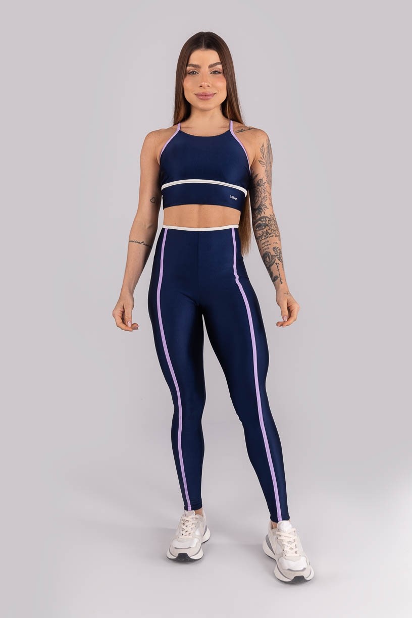 K4462-A_Calca_Legging_Tricolor_com_Chapados_Azul_Marinho__Lilas__Off-White__Ref:_K4462-A