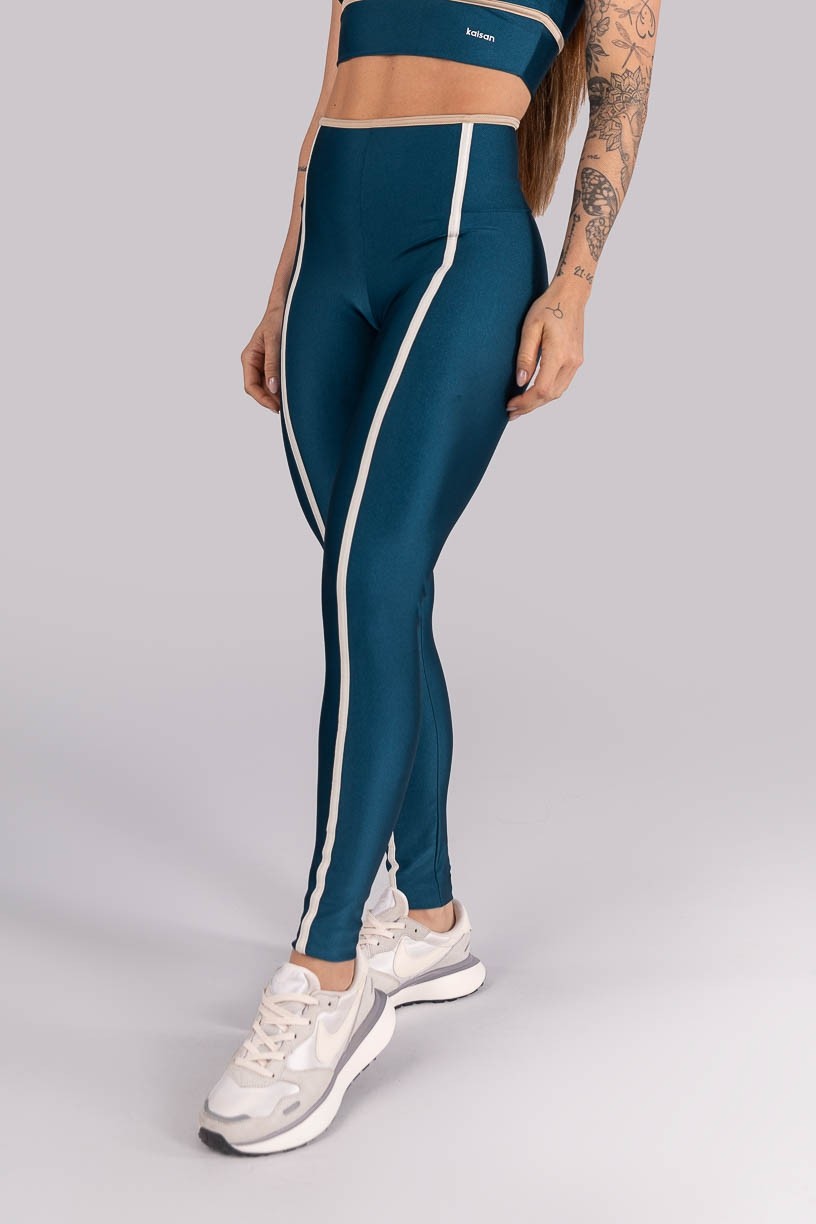 K4462-B_Calca_Legging_Tricolor_com_Chapados_Azul_Petroleo__Off-White__Bege__Ref:_K4462-B