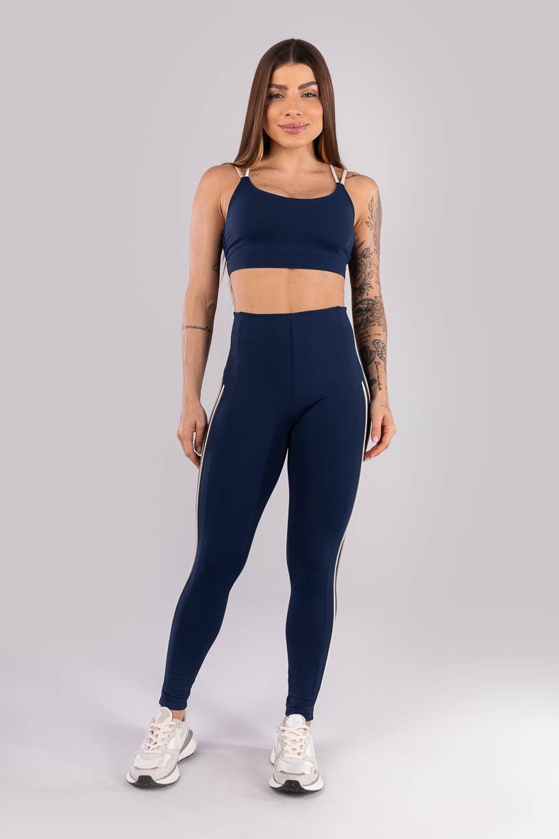K4507-A_Calca_Legging_com_Vivos_Contrastantes_Azul_Marinho__Bege__Off-White__Ref:_K4507-A