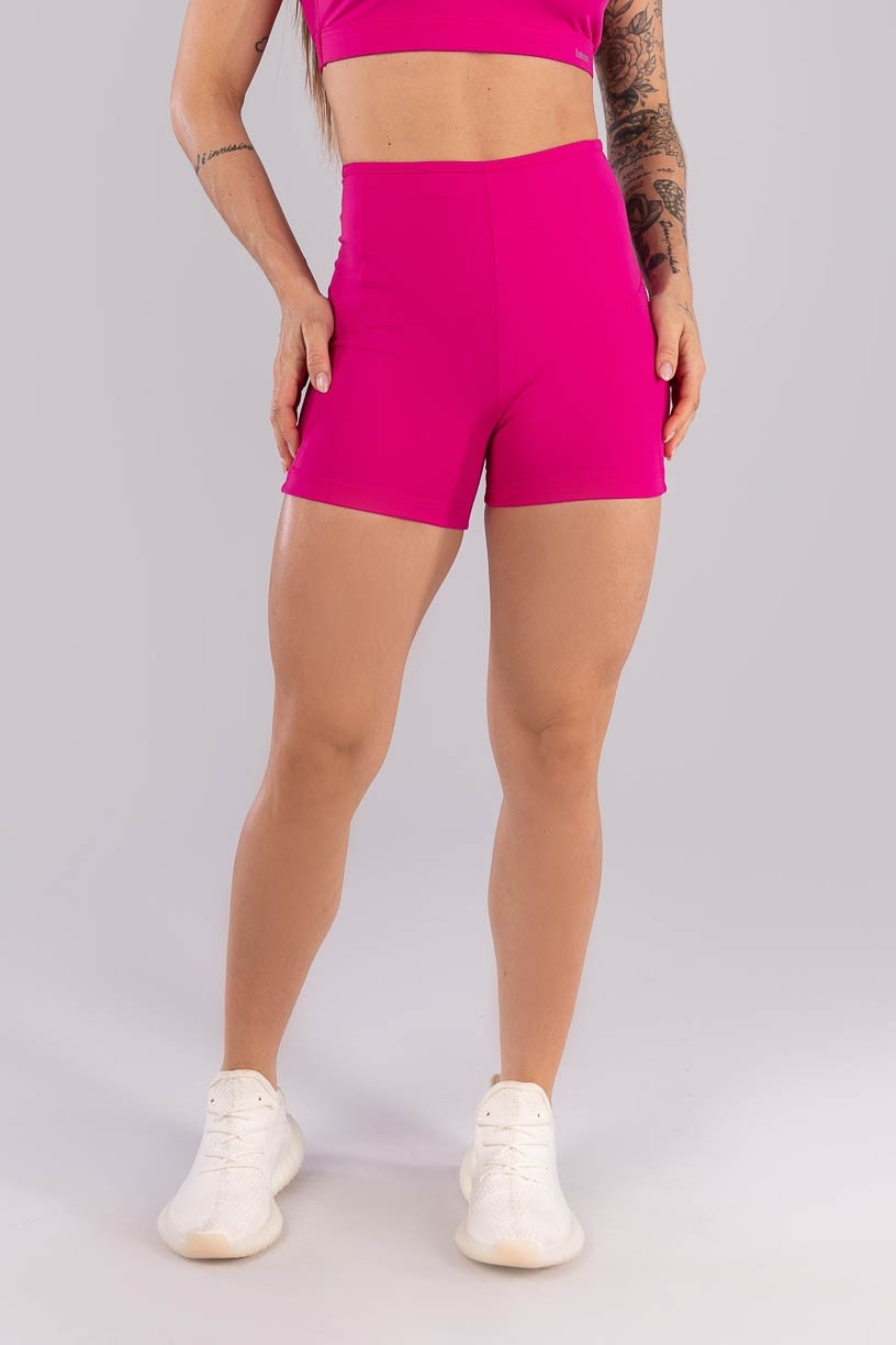 K4446-C_Short_com_Recorres_e_Vies_A_Cintura_Rosa_Choque__Ref:_K4446-C