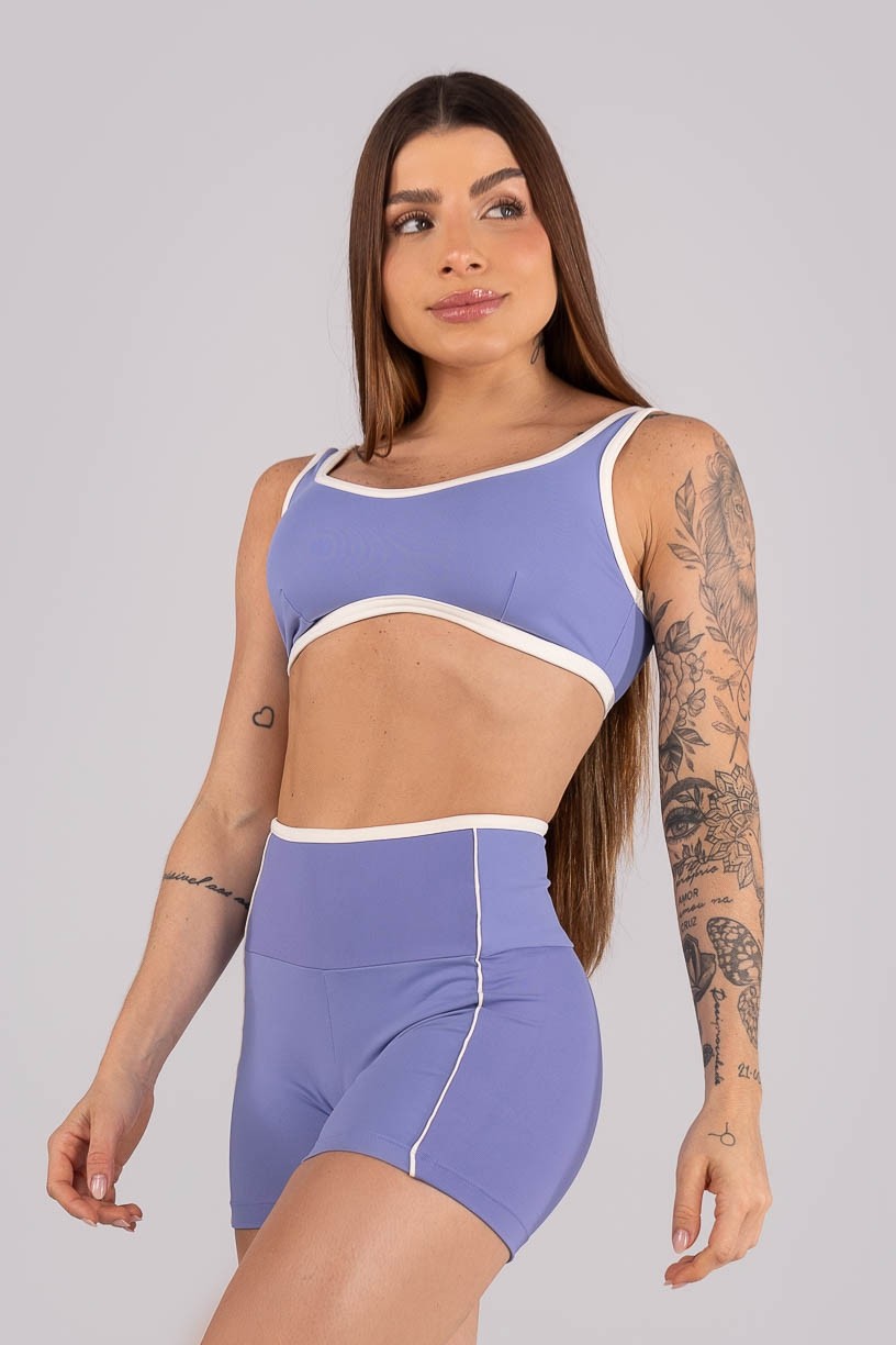K4455-B_Short_com_Vivo_e_Vies_Contrastante_Azul_Periwinkle__Off-White__Ref:_K4455-B