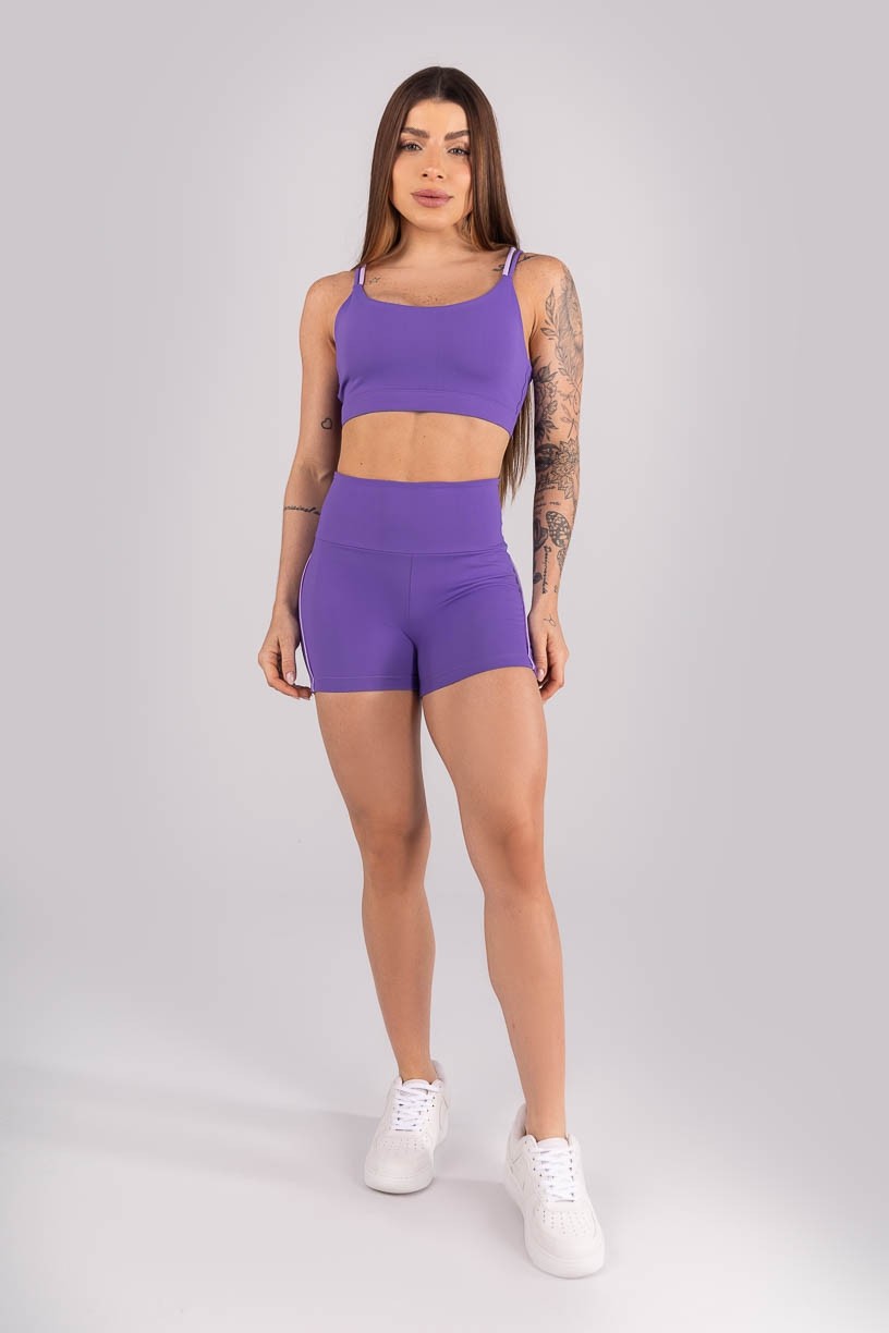 K4460-A_Short_com_Vivo_Contrastante_Violeta__Lilas__Ref:_K4460-A