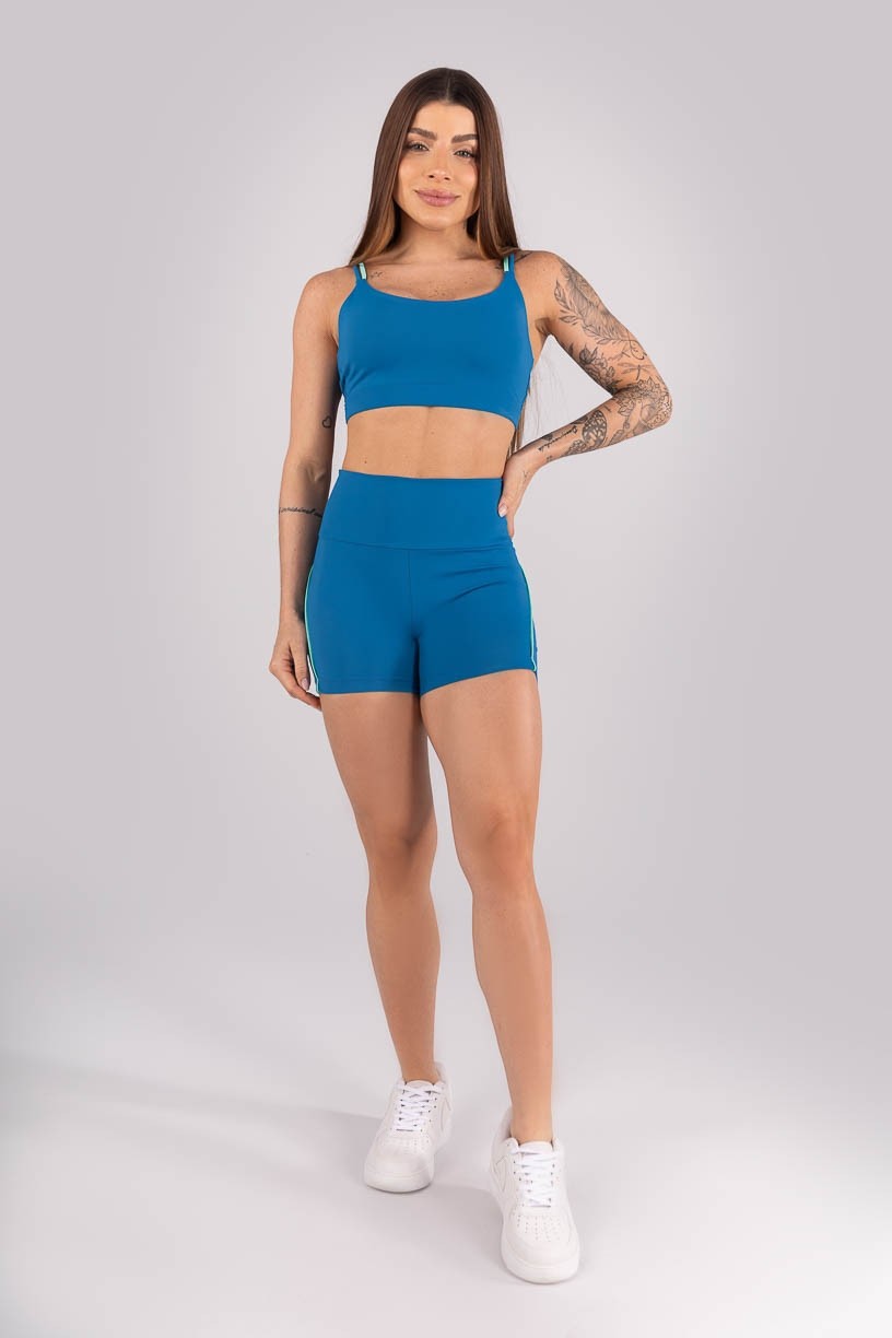 K4460-B_Short_com_Vivo_Contrastante_Azul_Marine__Verde_Turquesa__Ref:_K4460-B