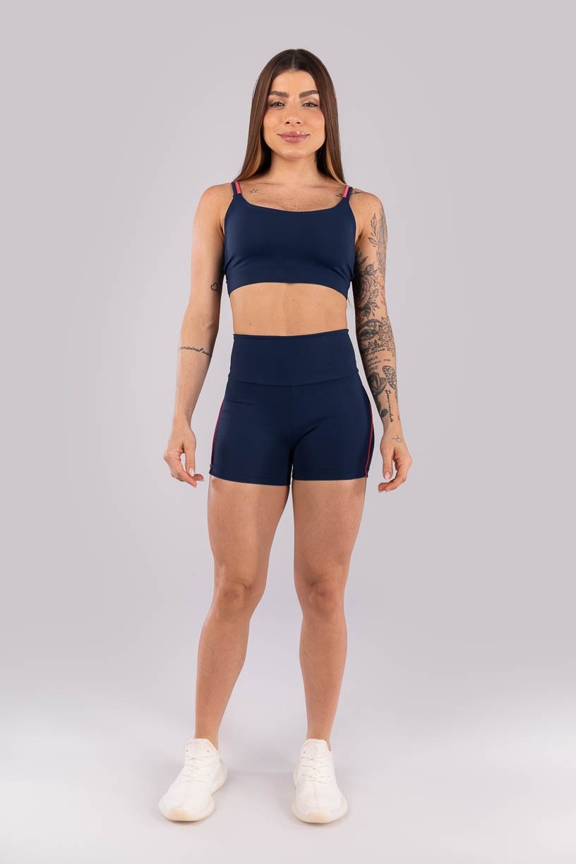 K4460-C_Short_com_Vivo_Contrastante_Azul_Marinho__Rosa_Cereja__Ref:_K4460-C