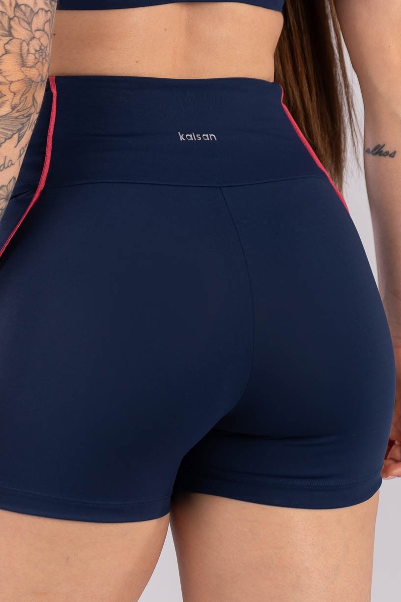 K4460-C_Short_com_Vivo_Contrastante_Azul_Marinho__Rosa_Cereja__Ref:_K4460-C