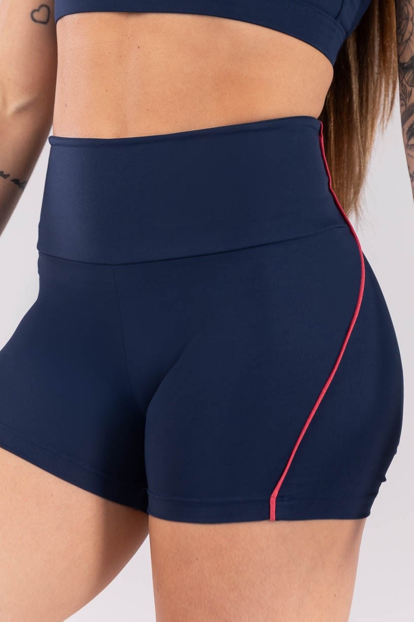 K4460-C_Short_com_Vivo_Contrastante_Azul_Marinho__Rosa_Cereja__Ref:_K4460-C