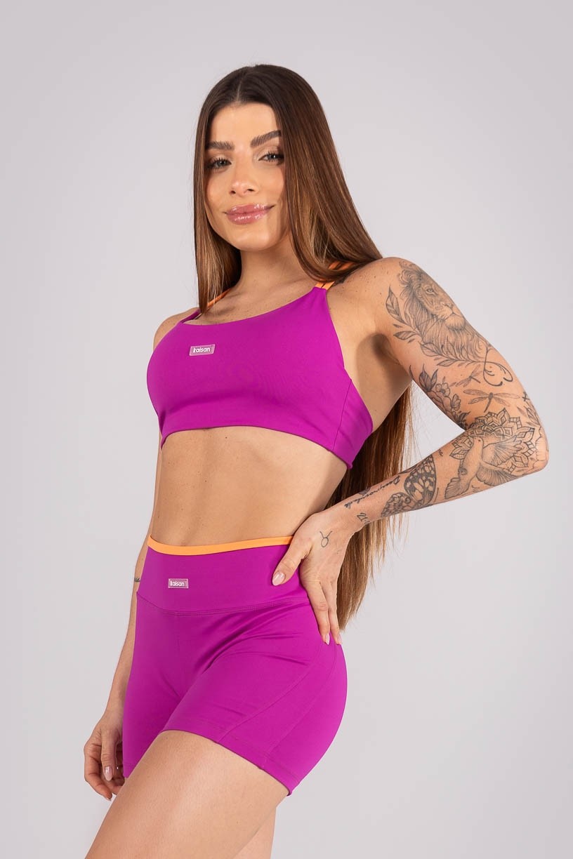 K4450-C_Top_com_Alcas_Trabalhadas_nas_Costas_Roxo__Laranja_Claro__Ref:_K4450-C