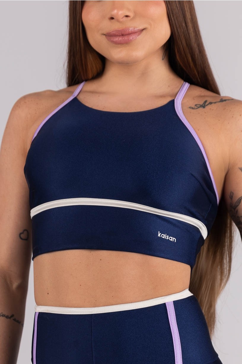 K4461-A_Top_Tricolor_com_Alcas_Cruzadas_Regulaveis_Azul_Marinho__Lilas__Off-White__Ref:_K4461-A