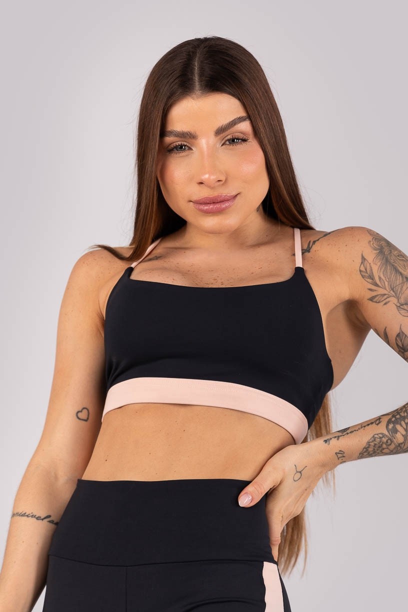 K4464-A_Top_com_Alcas_e_Nadador_Vazado_Preto__Rosa_Bebe__Ref:_K4464-A