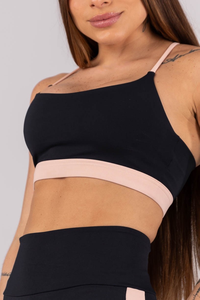 K4464-A_Top_com_Alcas_e_Nadador_Vazado_Preto__Rosa_Bebe__Ref:_K4464-A