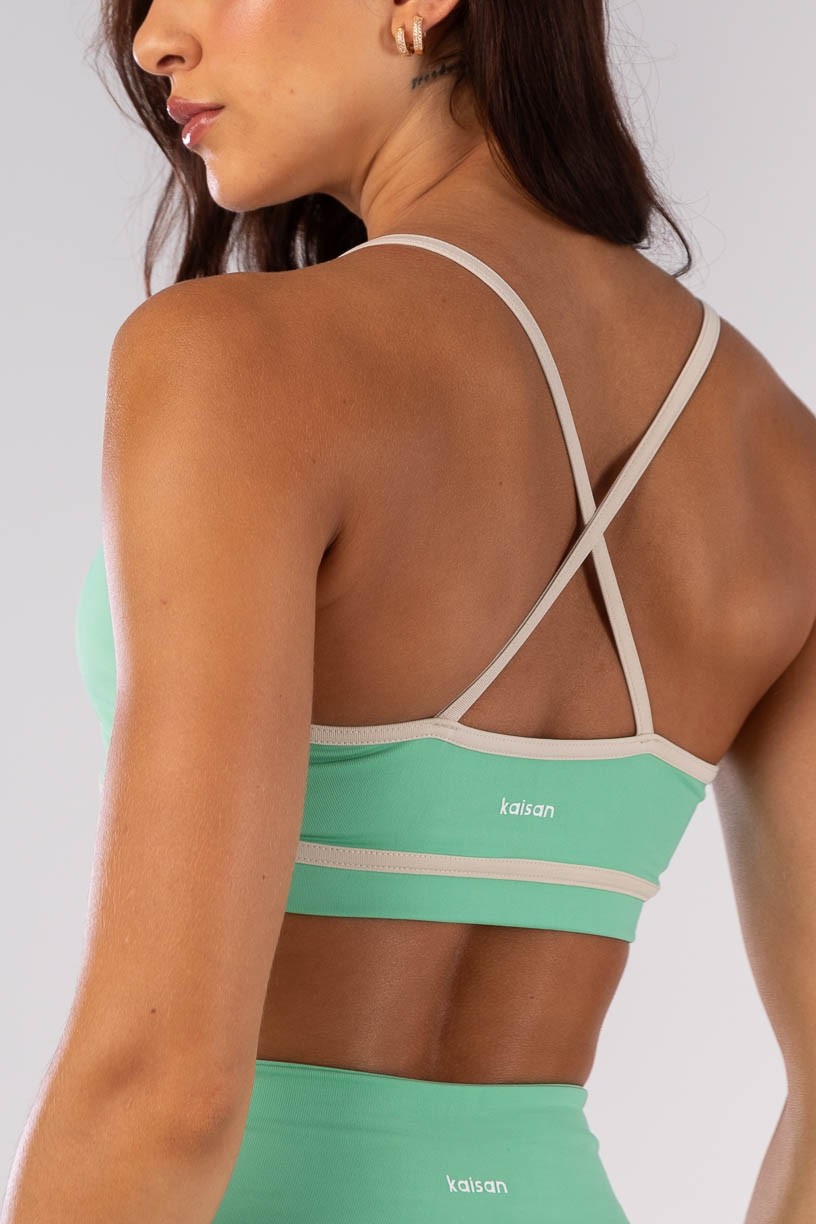 K4520-B_Top_com_Alcas_e_Chapado_Contrastantes_Verde_Menta__Bege__Ref:_K4520-B
