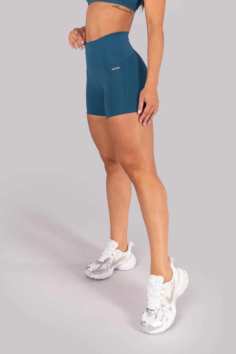 K4291-D_Short_com_Vira_e_Cos_em_V_Azul_Petroleo__Ref:_K4291-D