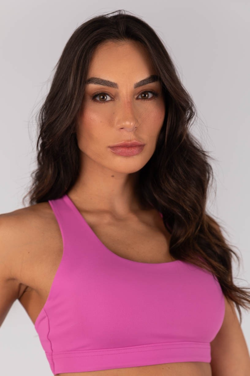K4560-B_Top_com_Alcas_Entrelacadas_Contrastantes_Rosa_Fucsia__Off-White__Ref:_K4560-B