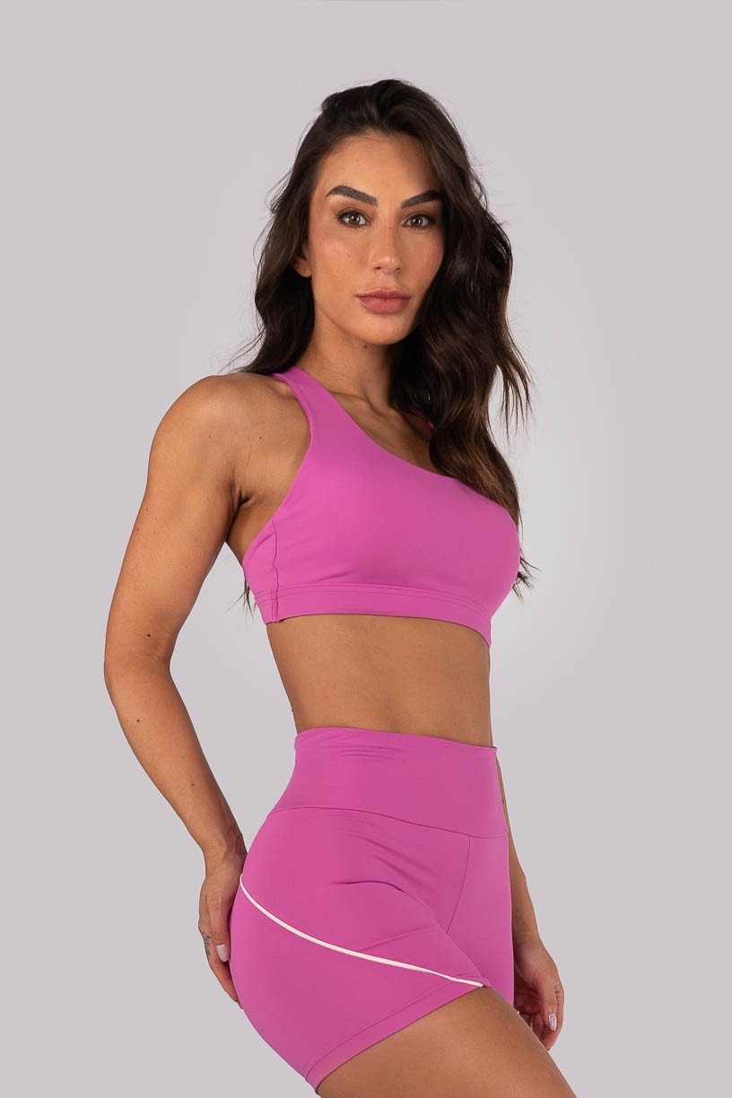 K4560-B_Top_com_Alcas_Entrelacadas_Contrastantes_Rosa_Fucsia__Off-White__Ref:_K4560-B