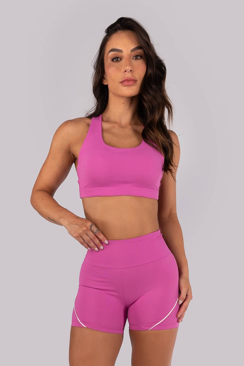 K4560-B_Top_com_Alcas_Entrelacadas_Contrastantes_Rosa_Fucsia__Off-White__Ref:_K4560-B