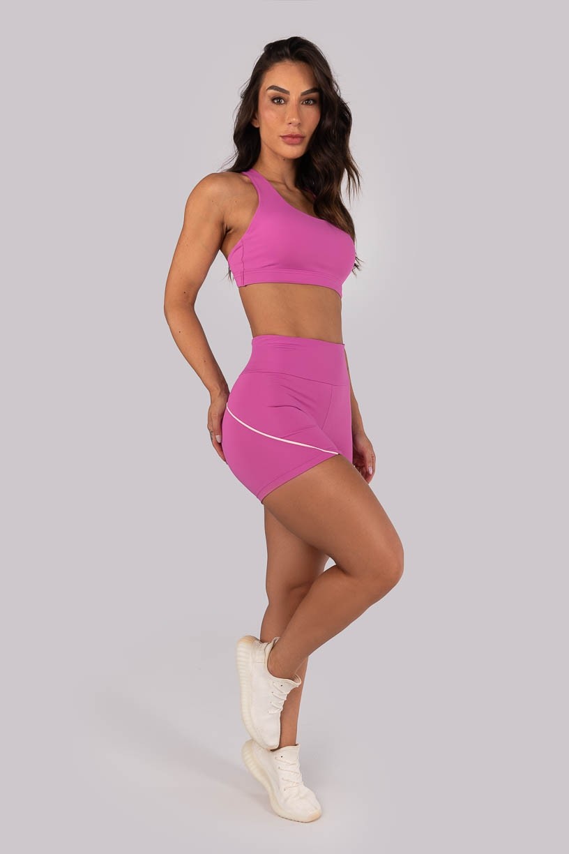 K4560-B_Top_com_Alcas_Entrelacadas_Contrastantes_Rosa_Fucsia__Off-White__Ref:_K4560-B