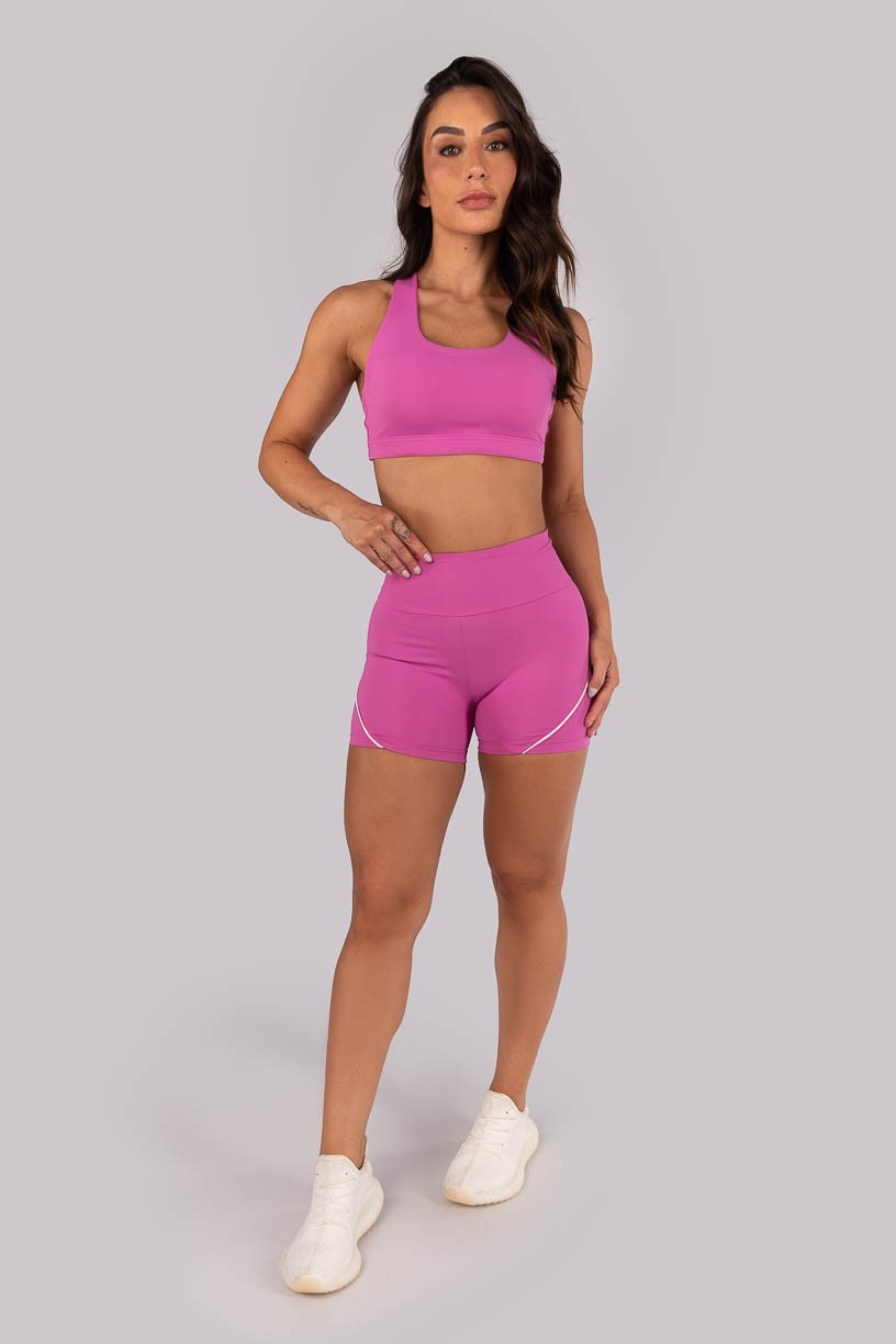 K4560-B_Top_com_Alcas_Entrelacadas_Contrastantes_Rosa_Fucsia__Off-White__Ref:_K4560-B