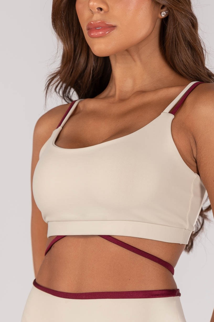 K4614-A_Top_Duo_Tecido_com_Alca_e_Tira_Colorida_Off-White__Vinho__Ref:_K4614-A