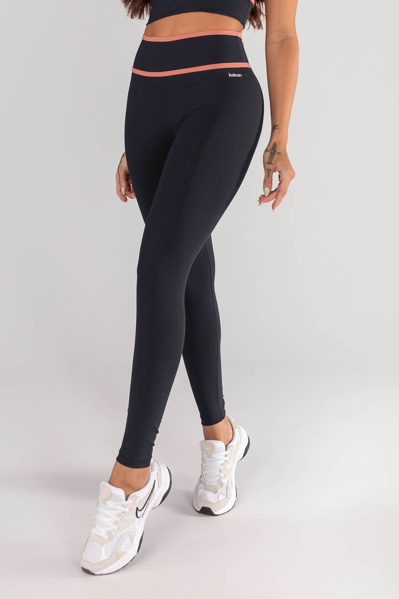 K4625-A_Calca_Legging_com_Passante_no_Cos_Preto__Telha__Ref:_K4625-A