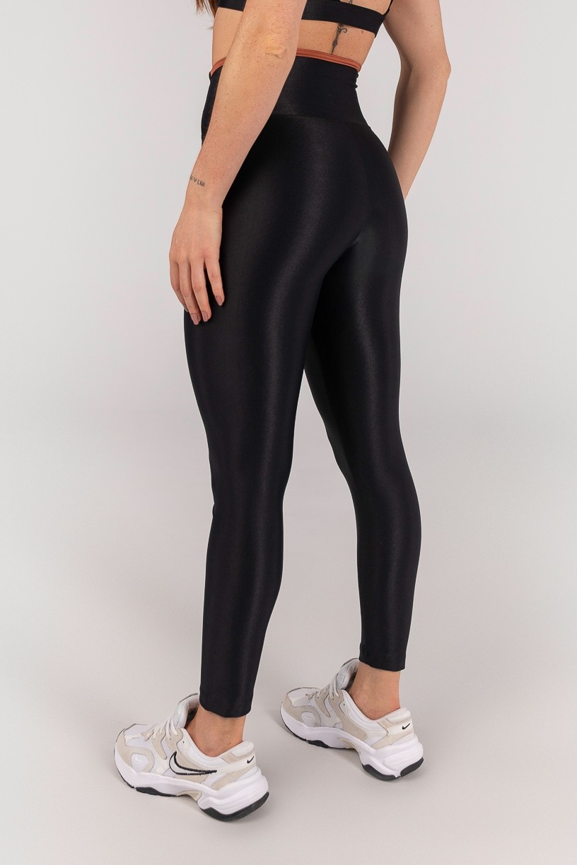 K4659-B_Calca_Legging_Mix_de_Tecido_com_Vira_Preto__Caramelo__Ref:_K4659-B