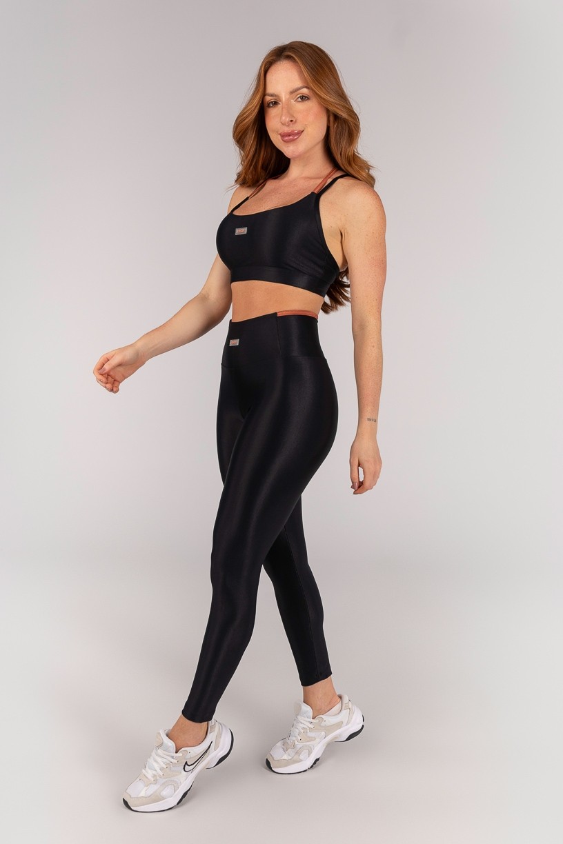 K4659-B_Calca_Legging_Mix_de_Tecido_com_Vira_Preto__Caramelo__Ref:_K4659-B