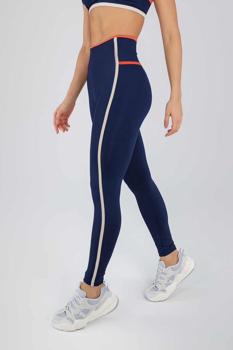 K4713-A_Calca_Legging_sem_Cos_Aparente_e_Listras_Azul_Marinho__Cobre__Off-White__Ref:_K4713-A