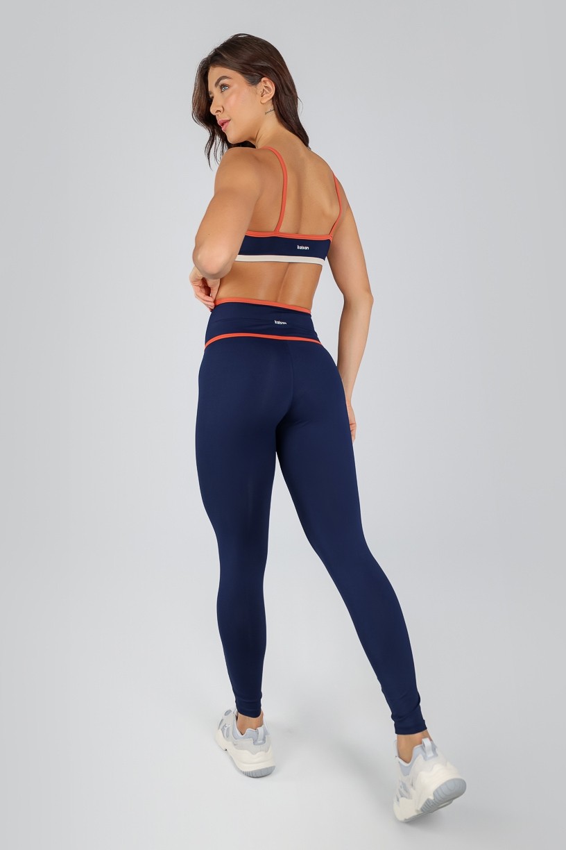 K4713-A_Calca_Legging_sem_Cos_Aparente_e_Listras_Azul_Marinho__Cobre__Off-White__Ref:_K4713-A