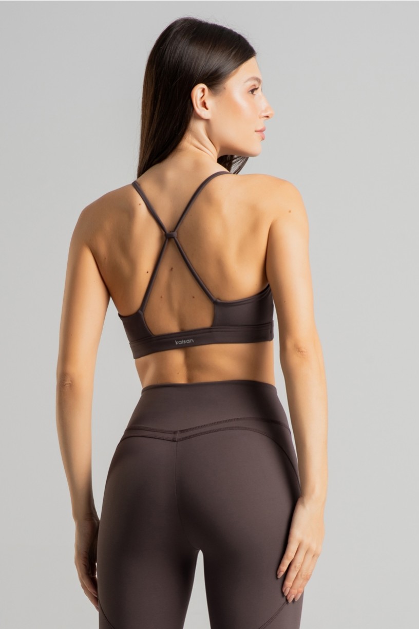 K4386-E_Top_com_Alcas_Ajustaveis_nas_Costas_Trufa__Ref:_K4386-E