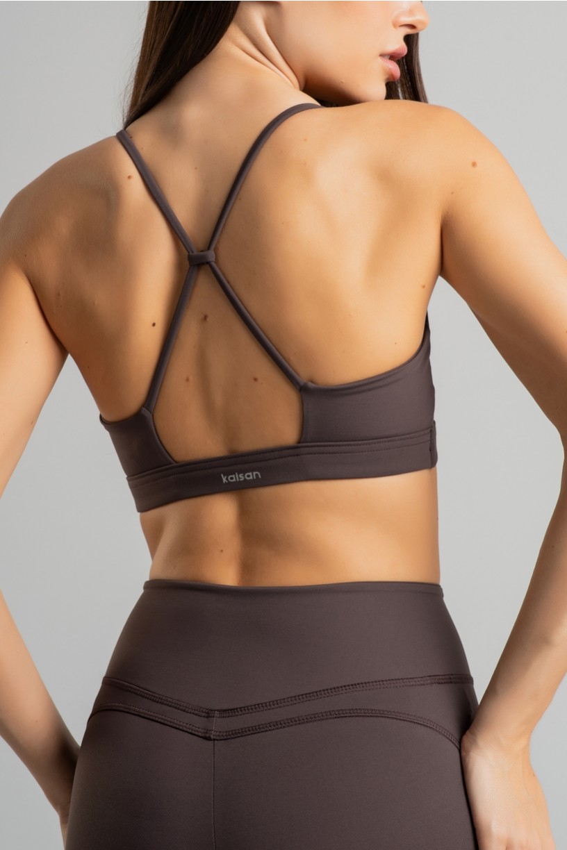 K4386-E_Top_com_Alcas_Ajustaveis_nas_Costas_Trufa__Ref:_K4386-E