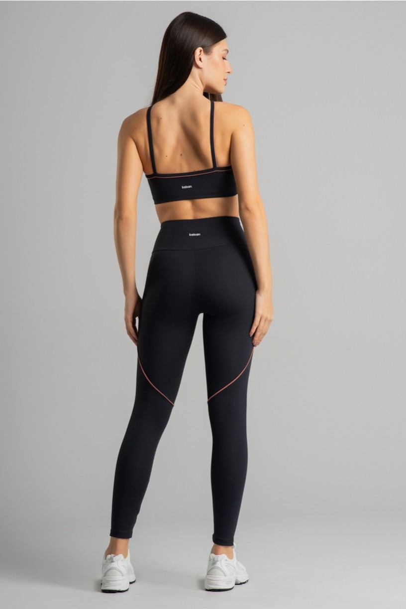 K4855-A_Calca_Legging_com_Vivo_Contrastante_Preto__Telha__Ref:_K4855-A