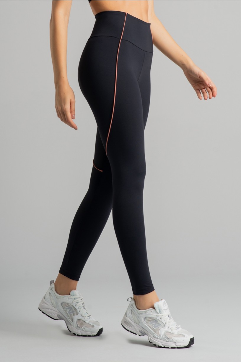 K4855-A_Calca_Legging_com_Vivo_Contrastante_Preto__Telha__Ref:_K4855-A