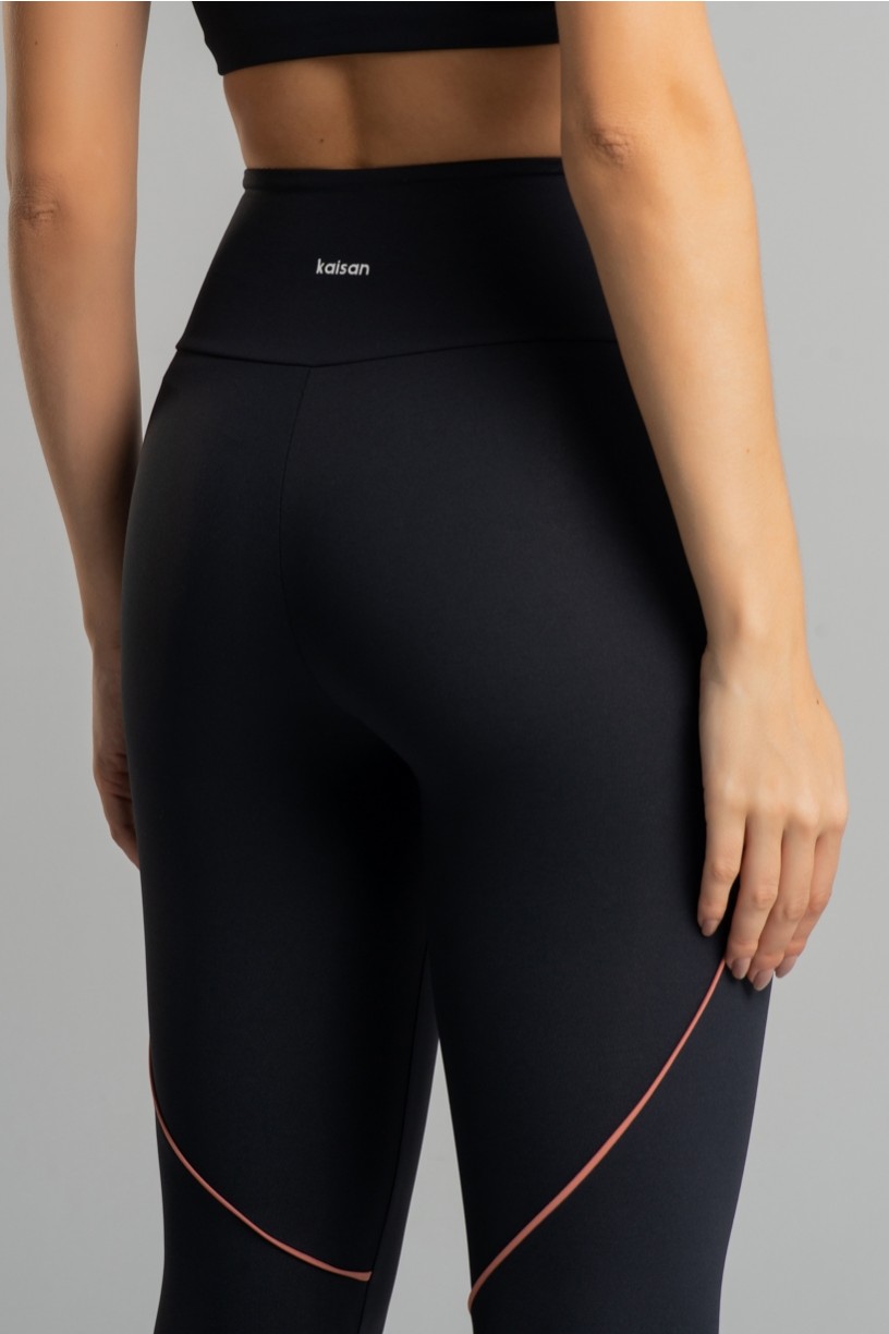 K4855-A_Calca_Legging_com_Vivo_Contrastante_Preto__Telha__Ref:_K4855-A
