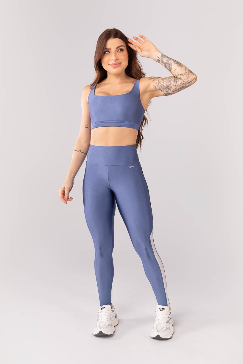 K4092-B_Calca_Legging_com_Faixa_Lateral_Azul__Off_White__Ref:_K4092-B