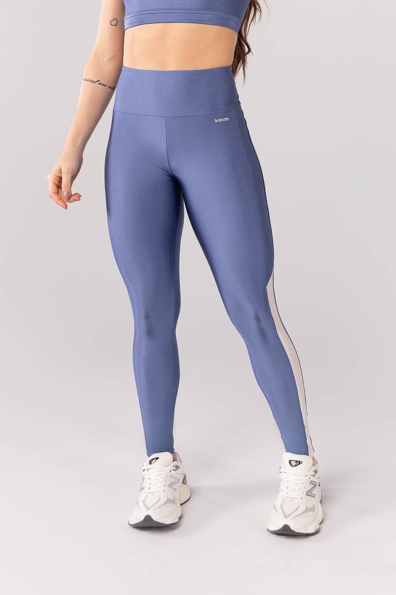 K4092-B_Calca_Legging_com_Faixa_Lateral_Azul__Off_White__Ref:_K4092-B