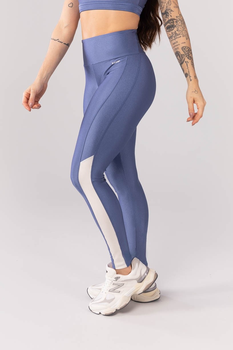 K4092-B_Calca_Legging_com_Faixa_Lateral_Azul__Off_White__Ref:_K4092-B