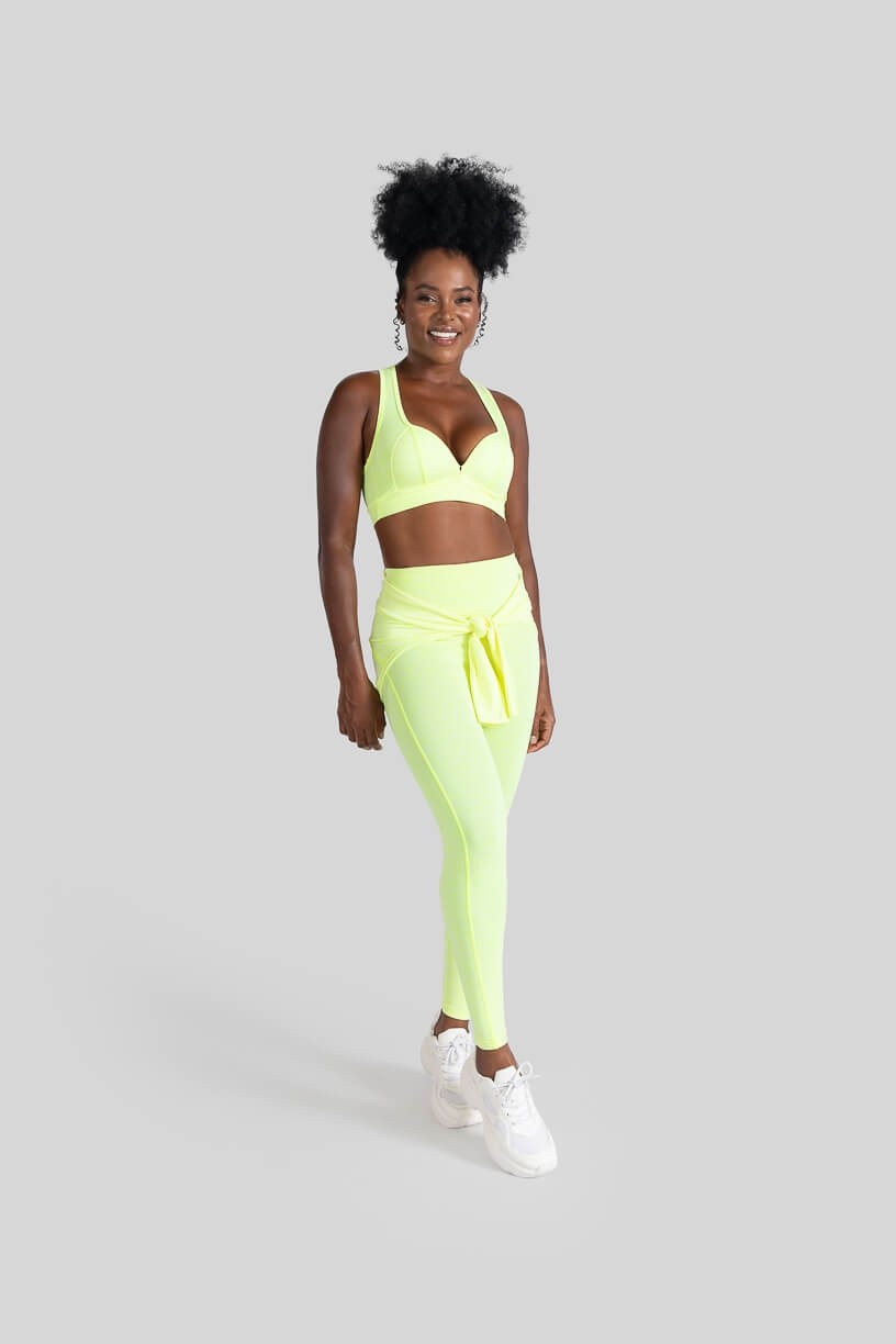 Calça Legging Mesclado (Amarelo) | Ref: K3096-G