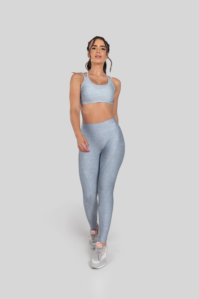 Calça Legging Estampa Digital com Cós Duplo (Powdered) | Ref: K2922