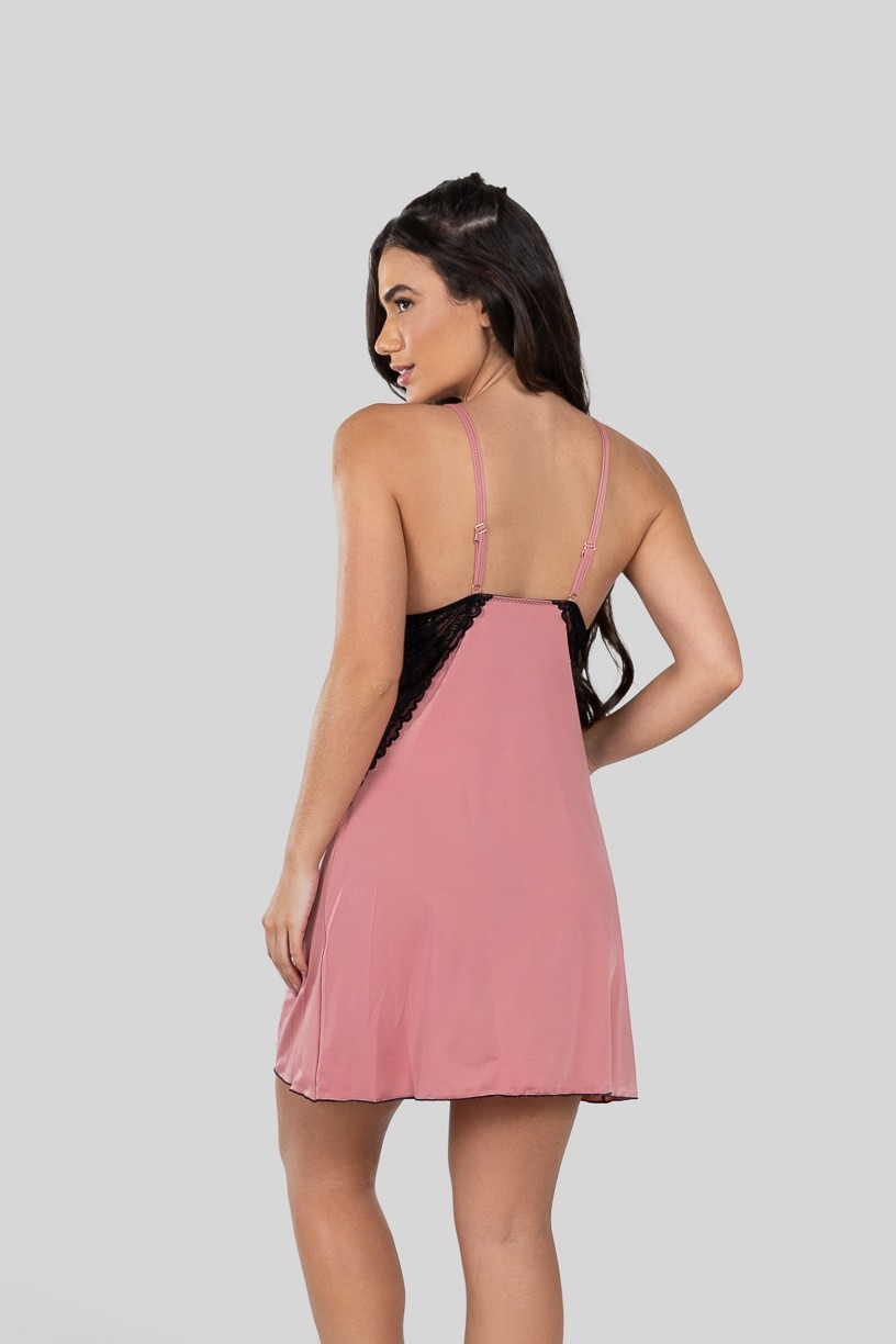 Camisola Santorini (Rosa / Preto) | Ref: P05-5-C